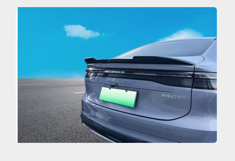 Suitable for the New Geely Galaxy A7Ev Blade-Style Rear Wing Modification, Wing Spoiler, Exterior Decoration, No Drilling Required