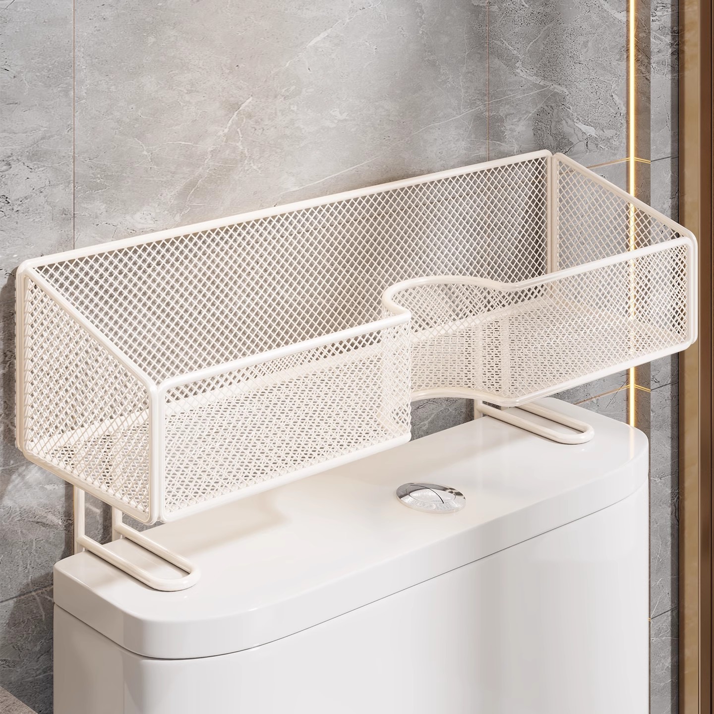 Storage Rack Above the Toilet, Gap Storage Cabinet, Bathroom Toilet, High-End Wall-Mounted Multi-Functional Storage Cabinet