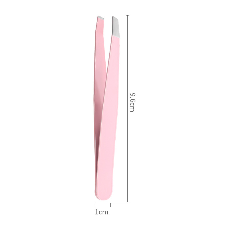 123mm pinzas de pestañas falsas sin pegamento coloridas pinzas de joyería punta herramientas de belleza de pestañas profesionales