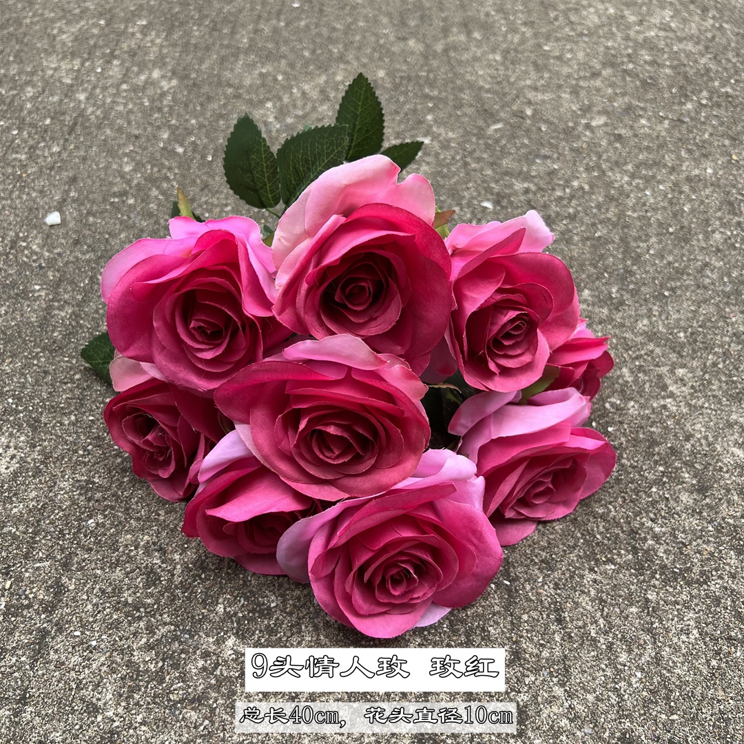 9-head lover Rose Rojo