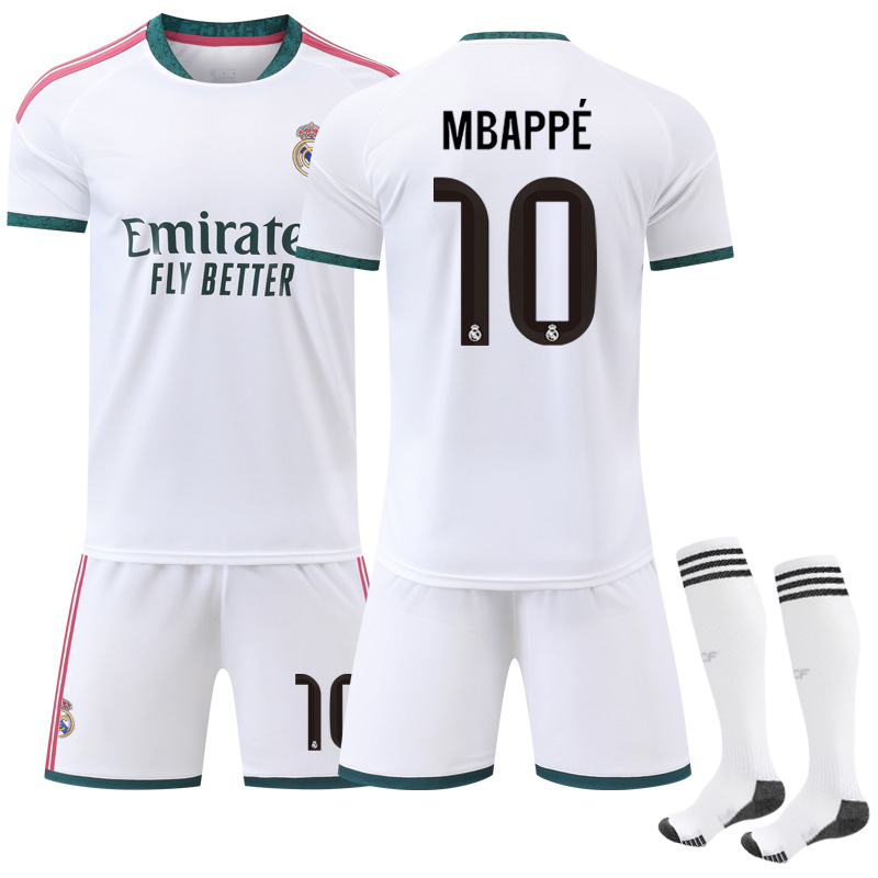 Real Madrid Forması Mbappe 10 nömrə uşaq və böyüklər üçün
