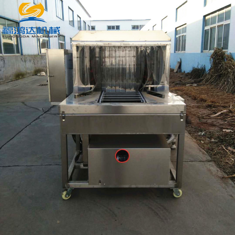 生产刷筐子消毒机 各种食品筐清洗消毒机器 周转塑料筐清洗机