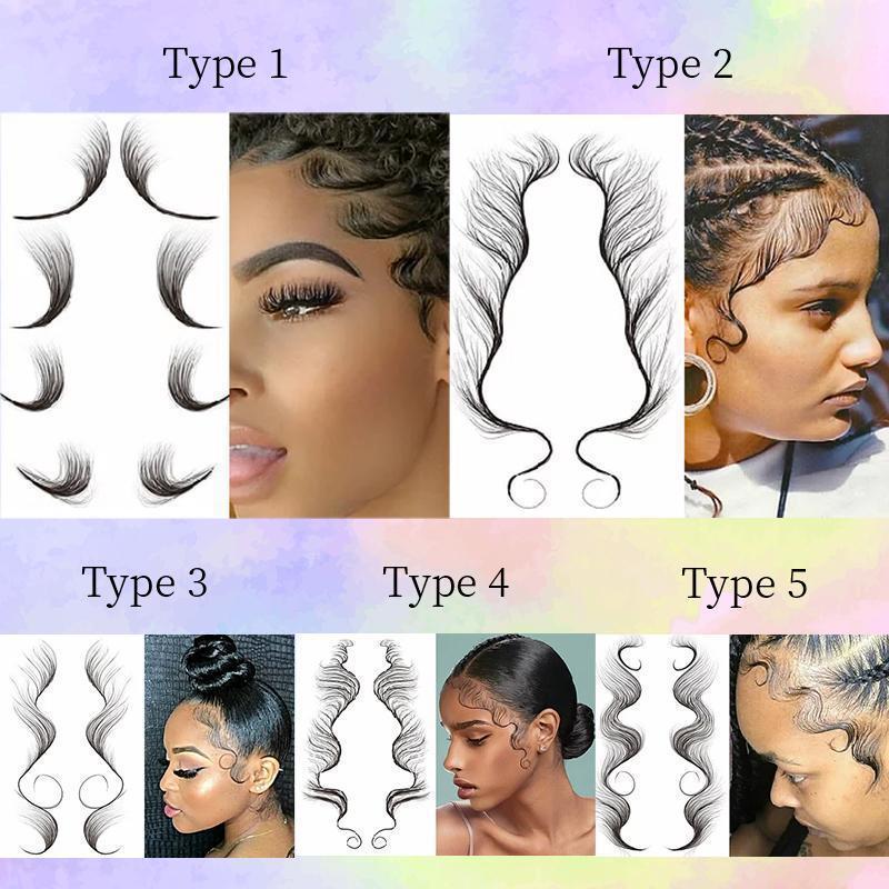 Baby Hair Tattoo Stickers European and A...