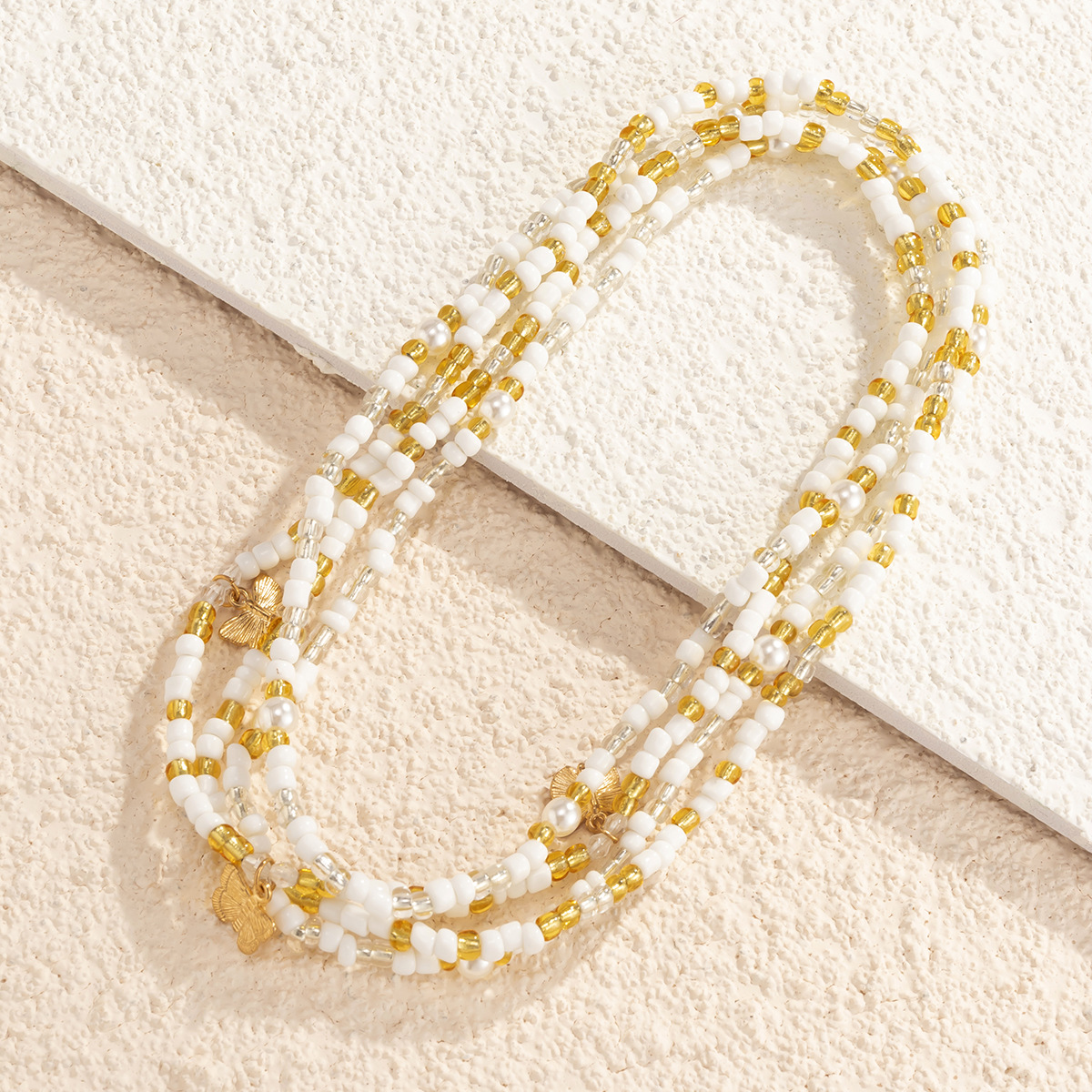 Retro Farbe Miyuki Perlen Schmetterling Stretch Perlen Körper Kette Großhandel Nihaojewelry display picture 7