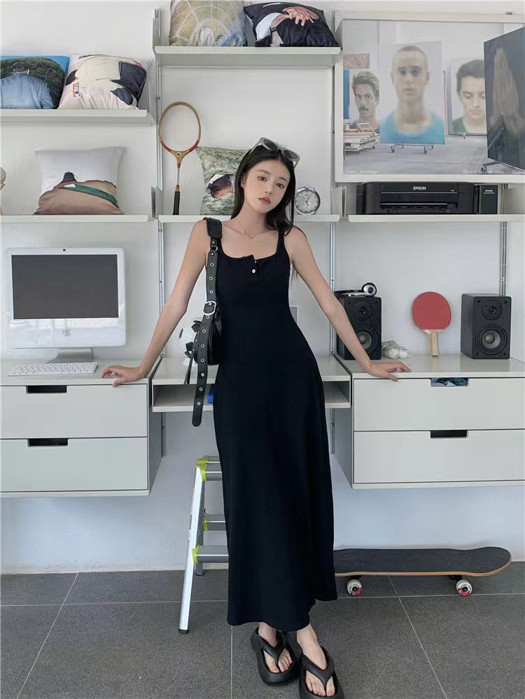 Black summer dress