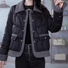 冬季洋气减龄显瘦棉服女装时尚韩版轻薄羽绒棉袄新款休闲棉衣外套