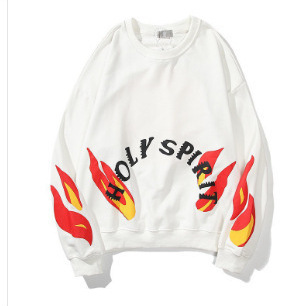 Linda asta asta Santa Claus estampado 3D hombre casual todo fósforo hombro recto manga larga suéter suelto cuello redondo suéter