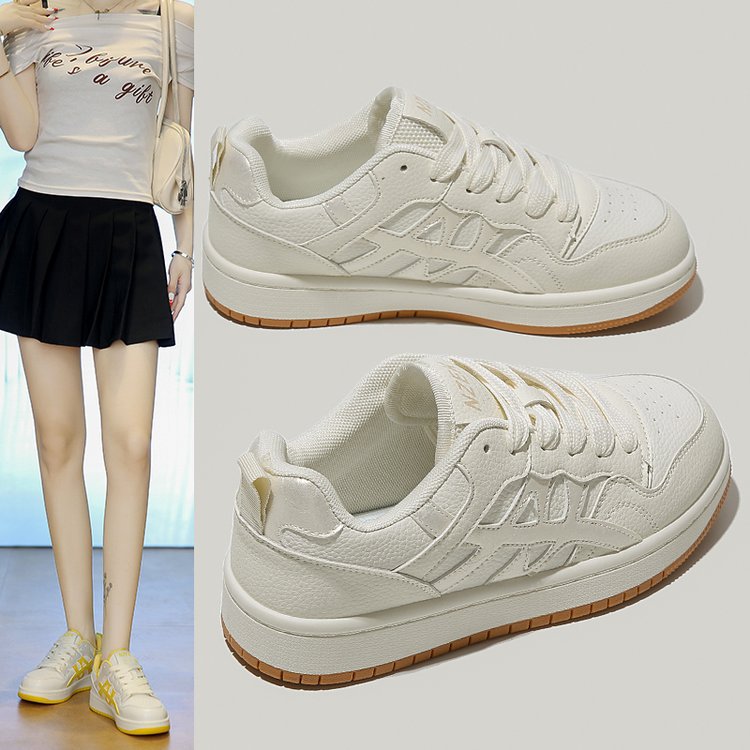 Hollow Breathable Sneakers for Women 2025 New Summer Fashion Versatile Casual Sports Shoes Student Flats White Shoes