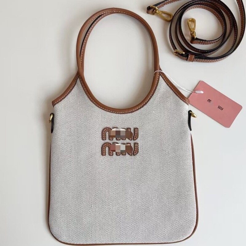 Miu Same 2025 New Tote Bag Lazy Style Tote Vertical Shopping Bag Versatile Single Shoulder Armpit Commuter Women's Bag Miu Same 2025 New Tote Bag Lazy Style Tote Vertical Shopping Bag Versatile Single Shoulder Armpit Commuter Women's Bag