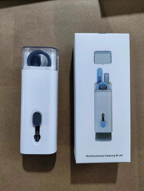 携帯型七合一多機能コンピューターキーボード洗浄ブラシセットbluetoothイヤホン洗浄除塵神器抜鍵器|undefined