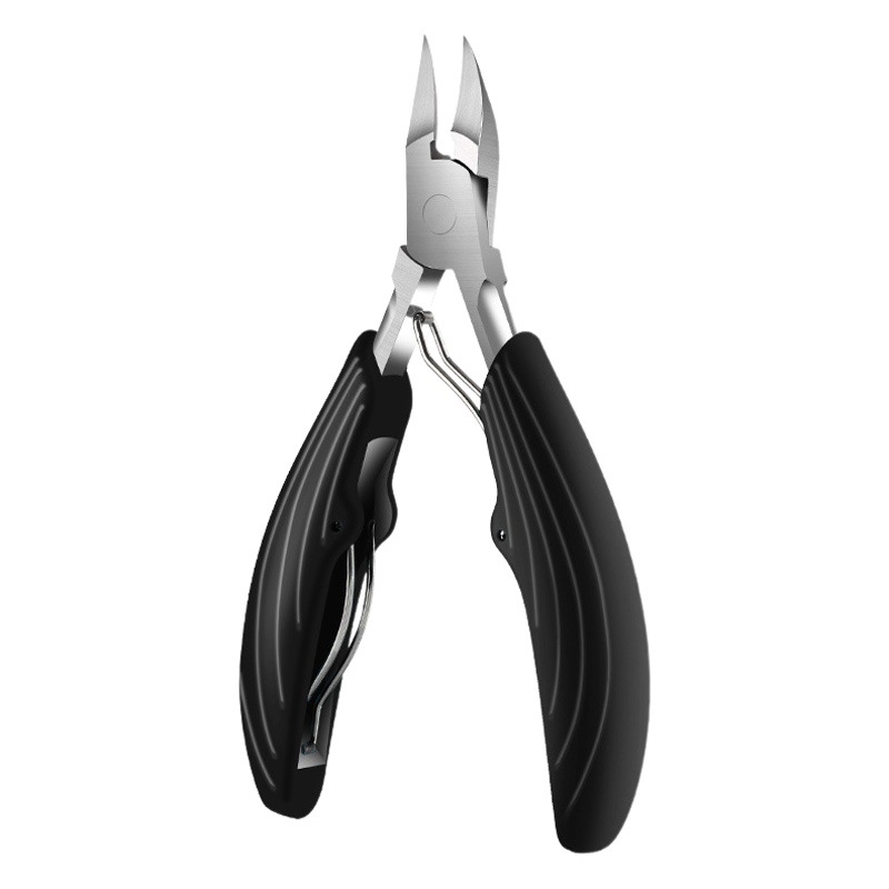 Fábrica de acero inoxidable águila cortaúñas de cuatro colores uñas groove cortaúñas traje gris uñas gruesas herramientas de manicura encarnadas