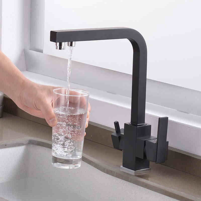 Cocina de extracción tipo agua de lluvia volante grifo fregadero de acero inoxidable lavabo de verduras mezcla de agua caliente y fría retráctil agujero único transfronterizo mayorista image 18