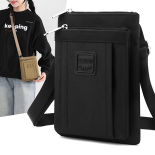 Lightweight Water-repellent Nylon Cloth Bag Fashionable Shopping Crossbody Backpack Casual Mobile Phone Small Bag Fashionable Women's Shoulder Bag