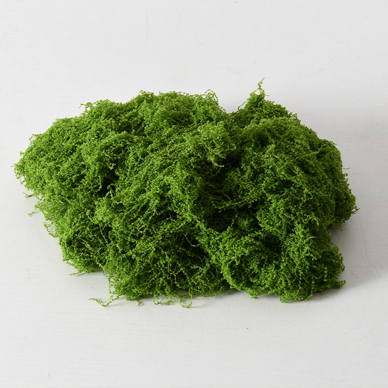 Simulación de musgo filamento césped artificial musgo micro paisaje diseño de césped en maceta plantación en maceta pavimentación paisajística mayorista