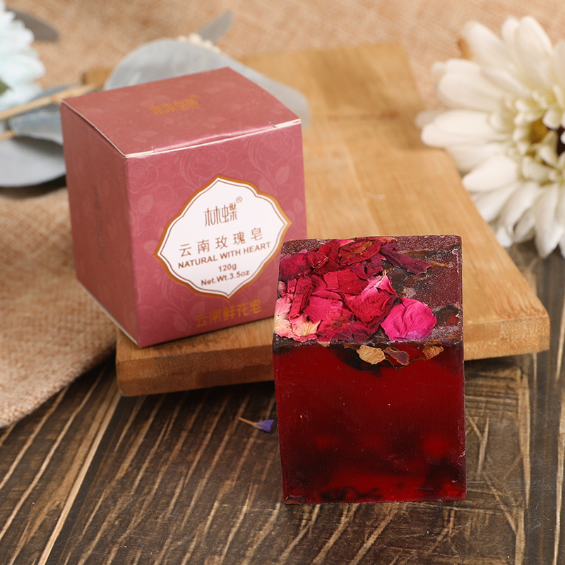 Essential Oil Material Flower Pattern Classic Style Style Flower Bar Soap Classic Style Bath & Shower Personal Care