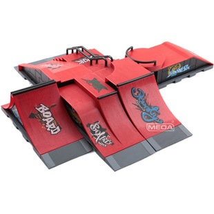 Stall finger skateboard site model props creative 6-in -1 assembled decompression children's toys cross-border export agency