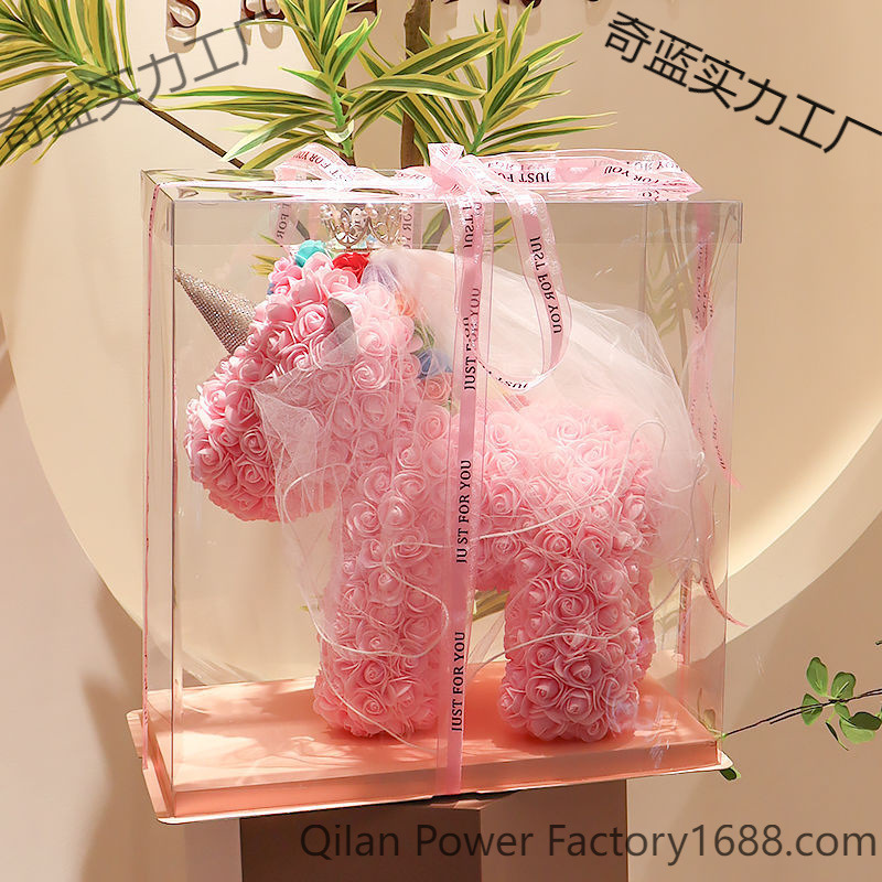 Corona, velo de cabeza, unicornio, flor inmortal, chica, amante, cumpleaños de Navidad, esposa.