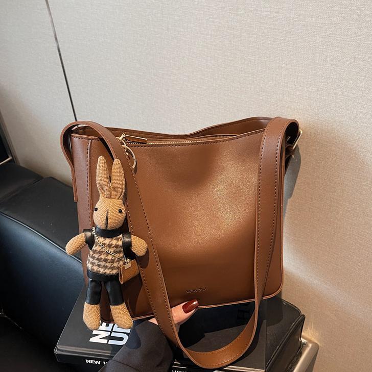 Cross-border superfire simple bolso casual para mujeres 2025 nuevo bolso de hombro retro de alta calidad bolso de cubo de agua