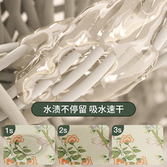 Upgraded Retro Bathroom Water Absorbent Mat Home Sanitary Room Dicalite Foot Mat Anti-Slip Mat Bedroom Rug