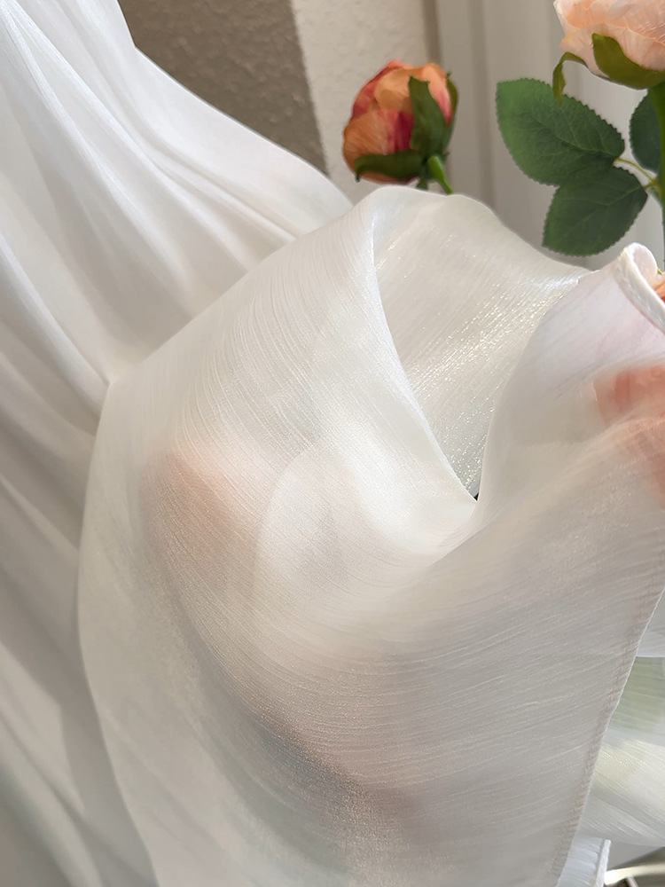 Silky Soft Skirt Summer Icy Cool Flowing Gauze Long Skirt High-End Temperament Ice Silk Slimming Look Long Fairy Skirt