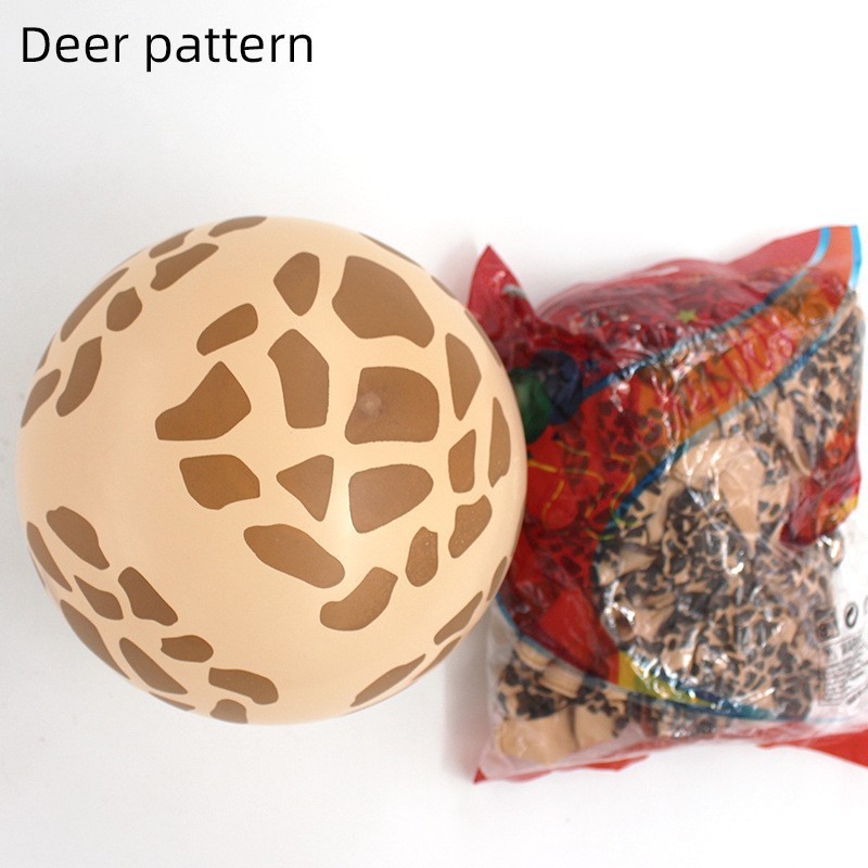 Globo de lunares de 12 pulgadas, globo de látex animal, decoración de Sala de bodas de vaca, diseño de fiesta de boda, hojas de lunares, flor completa