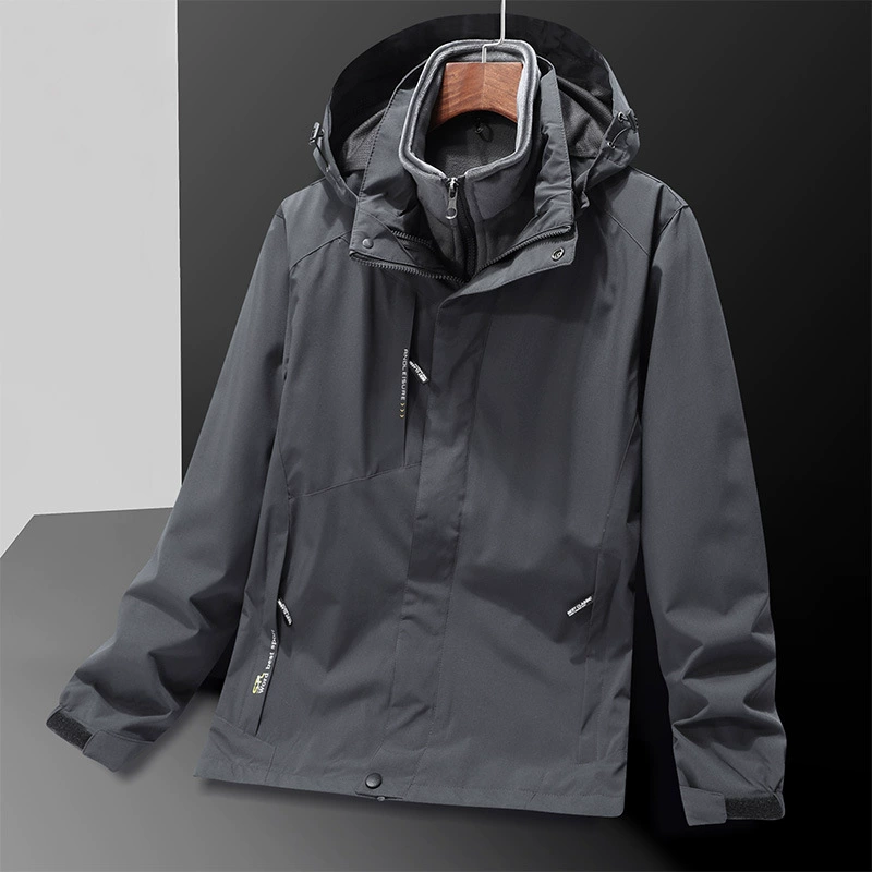 Мужская одежда Shengtianlong для занятий спортом на открытом воздухе, теплая куртка "Три в одном" для альпинизма и пары на флисовой подкладке, женская с волосами