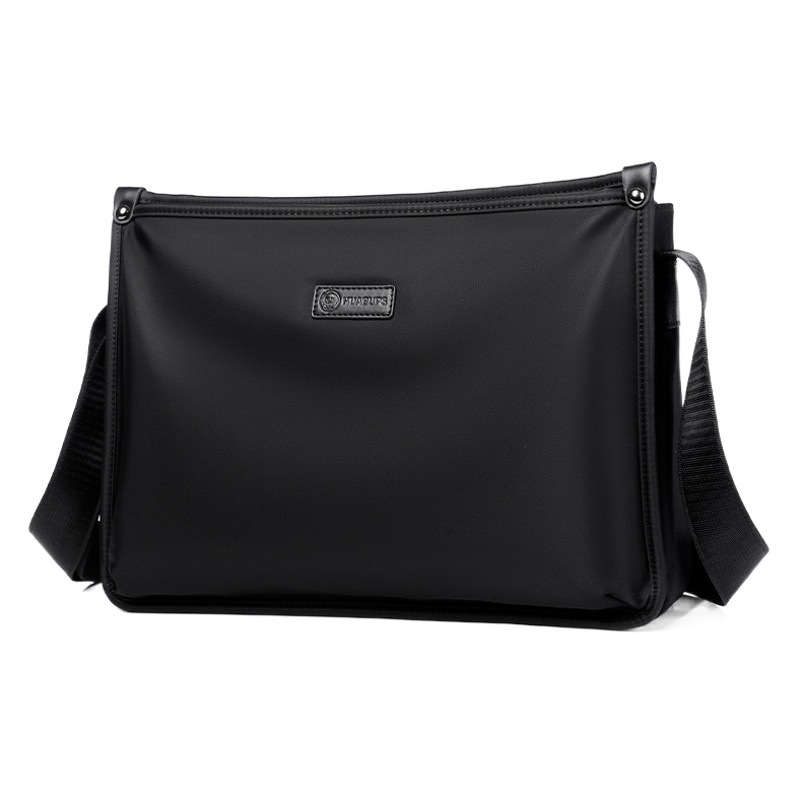 Solo bolso de hombro de los hombres nueva moda simple negocio mochila casual documento bolsa de mensajero multifuncional mochila impermeable estilo coreano