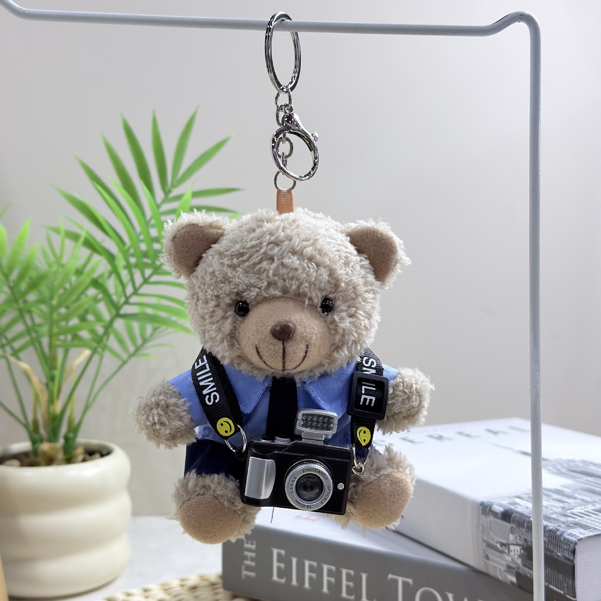 Bolsa de oso pequeño colgante muñeca de peluche muñeca uniforme camisa formal Teddy Bear regalo impresa LOGO