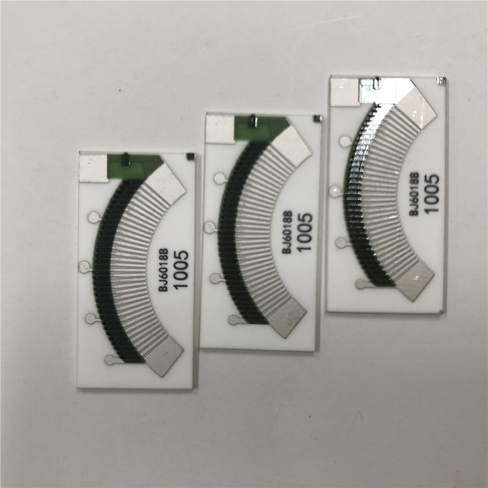 高阻值精度 汽车油位传液位感器厚膜电阻片 厚膜电路板