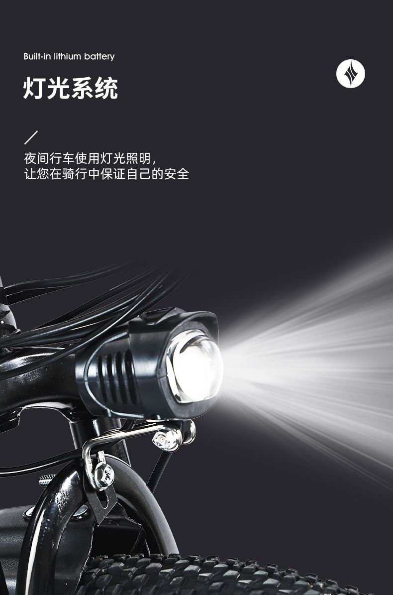Electric Bicycle Hidden Lithium Battery 24/26 inch Electric Mountain Bike