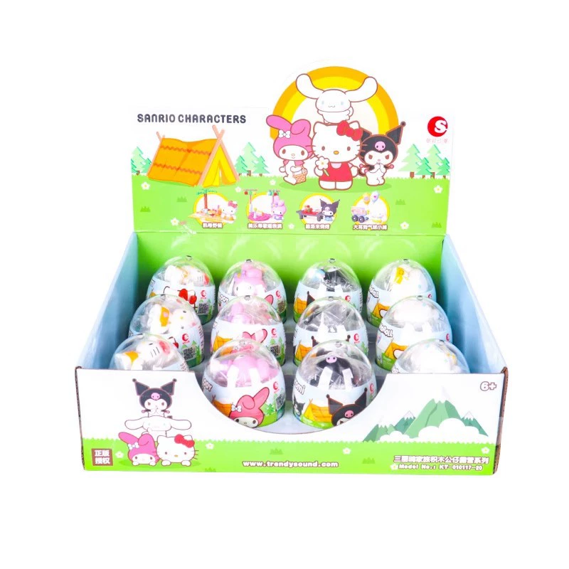 Sanrio, конструктор, кукла для кемпинга, игрушка, капсула игрушек