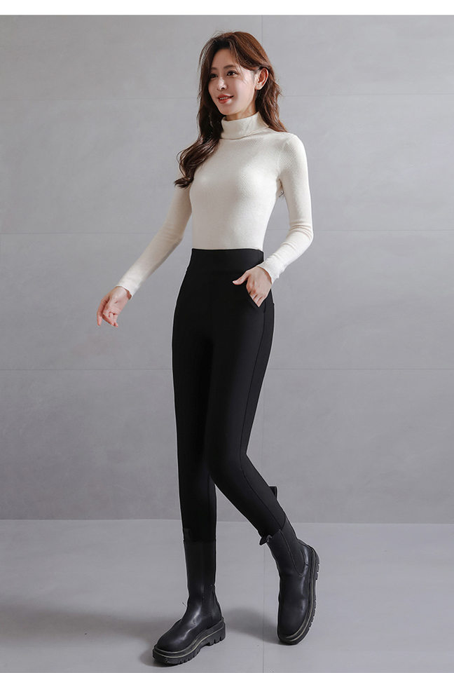 Quần legging giữ nhiệt nữ siêu dày lót nhung cừu, cạp cao, có bản nâng cấp đệm lưng và đầu gối — [Phiên bản cơ bản không có miếng đệm eo và miếng đệm đầu gối] Thư viện lụa cừu cừu cực dày, [Phiên bản nâng cấp của miếng đệm thắt lưng và đầu gối tích hợp] Thư viện lụa cừu cừu cực dày chi tiết 34