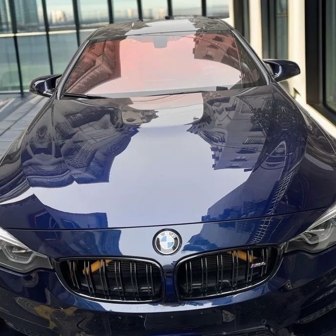 Red Rose Purple Colorful Car Film Full Car Side Rear Baffle Film High Heat Insulation Sunscreen Color Film Wholesale Cross-border Hair