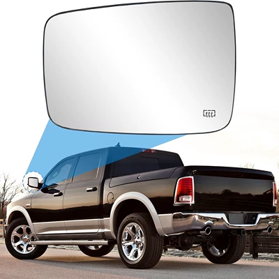 68050298Aa 68050299Aa Is Suitable for 09-18 Dodge Ram1500/2500 Heated Rearview Mirror Lenses (Car mirror)