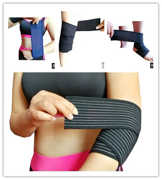 Manufacturer Wholesale Bandage Wrist Brace Self-Adhesive Wrap Strap Basketball Adjustable Ankle Brace