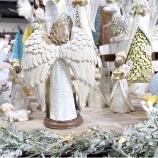 Cross-border angel wings figure family combination European color relief pattern effect desktop decorations A19