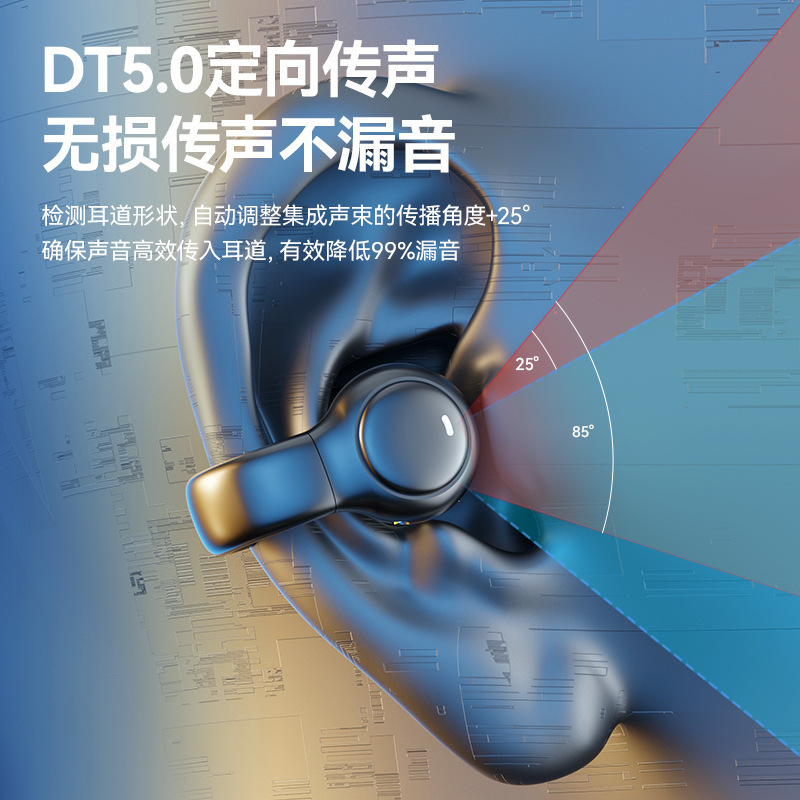 M47真 � � ワイヤレスイヤホンbluetoothイヤホンスポーツTWSイヤークリップ式耳に入らない新品イヤークリップ骨伝導|undefined