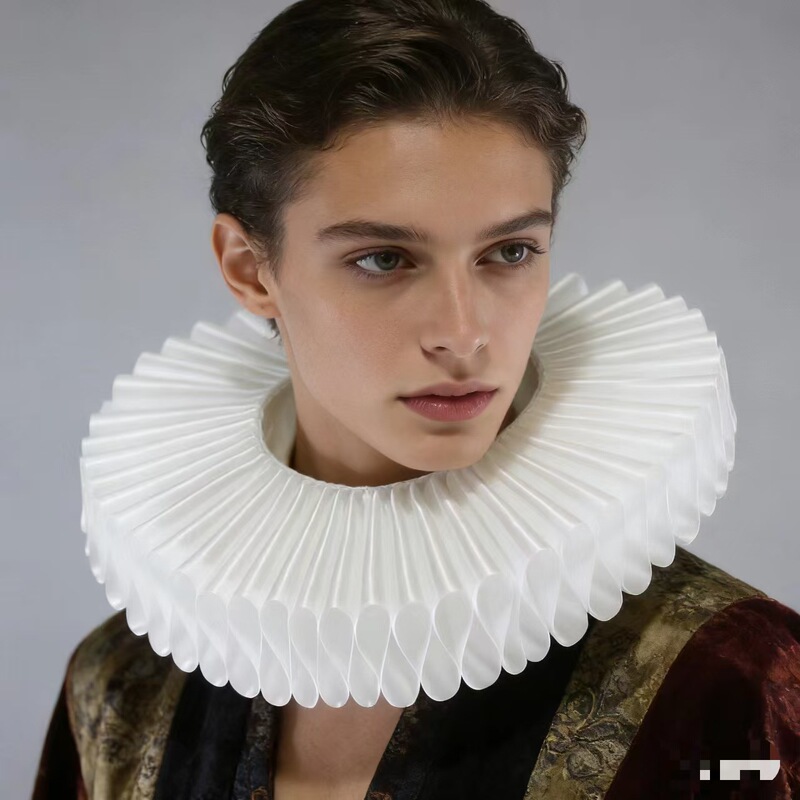 Classic handmade Rafer collar fake collar drama stage modeling wedding photo shooting photography props intensive Classic handmade Rafer collar fake collar drama stage modeling wedding photo shooting photography props intensive