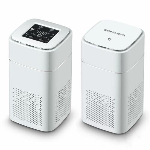 Cross-border new model household small negative ion air purifier USB smart desktop purifier smoke and dust removal