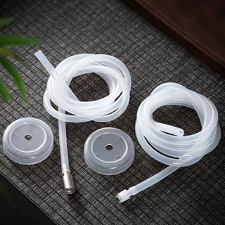茶具自动上水壶进水管食品级硅胶软管桶装水电动吸水器抽水管配件