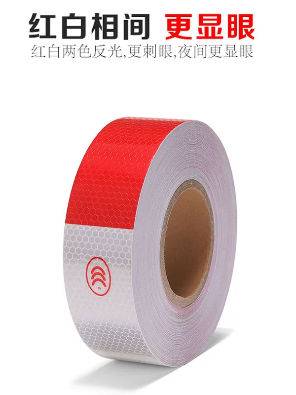 Retroreflective night sticker