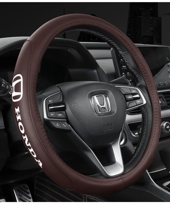 Lingpai, Jade, Odyssey, Xrv, Vezel, Steering wheel cover - honda-brown-38cm
