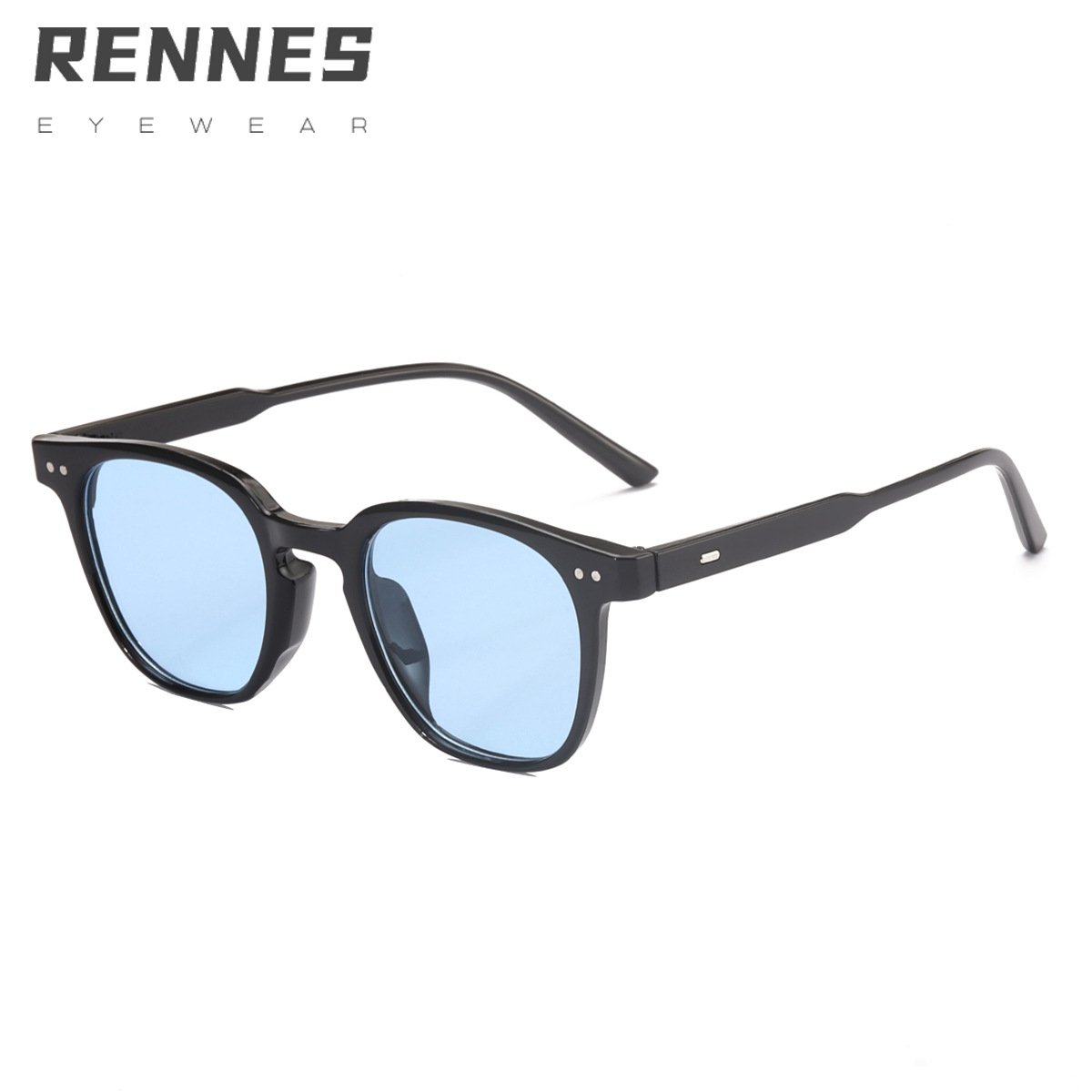 2022 nueva mi Nail Fashion Square personalizada gafas de moda color caramelo de moda al aire libre Street shot gafas de sol