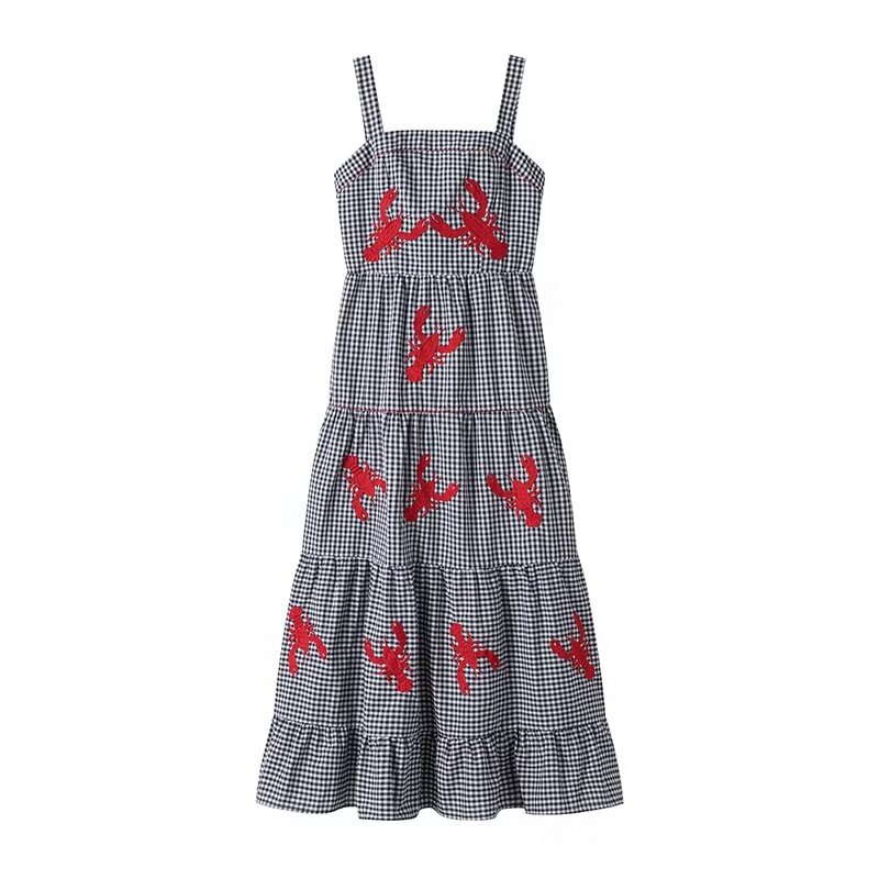 spring fitted long dress