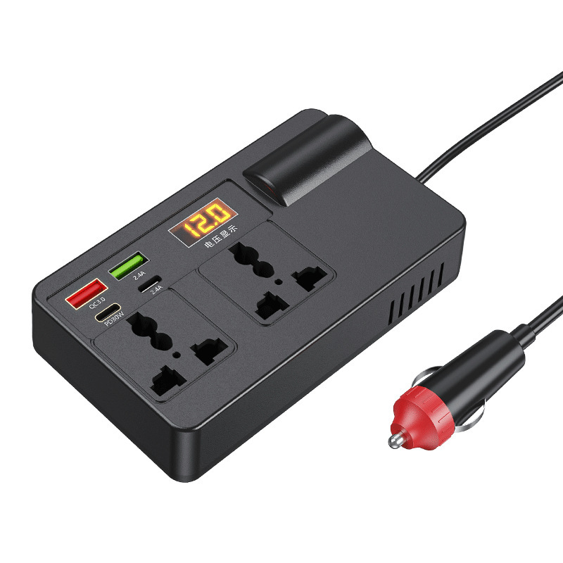 車とトラック 12V24V から 220V 多機能カーインバーターコンバータ携帯電話ソケットタイプ急速充電器|undefined