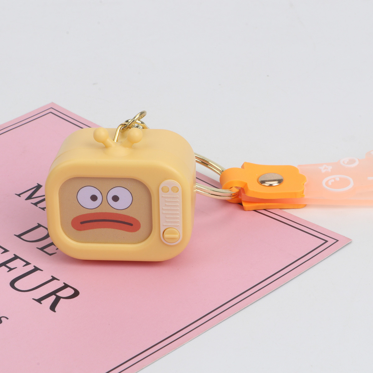 Yugui perro emisor de luz pequeña cámara llavero coolomi meiletty Cámara colgante