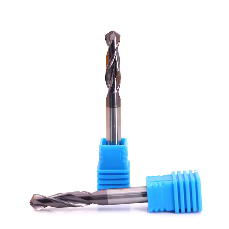 Tungsten Carbide Drill Bits, 3-Piece and 4-Piece Spiral Steel Drills, Aluminum Drills, Overall Hard Alloy Extended Drill Bits