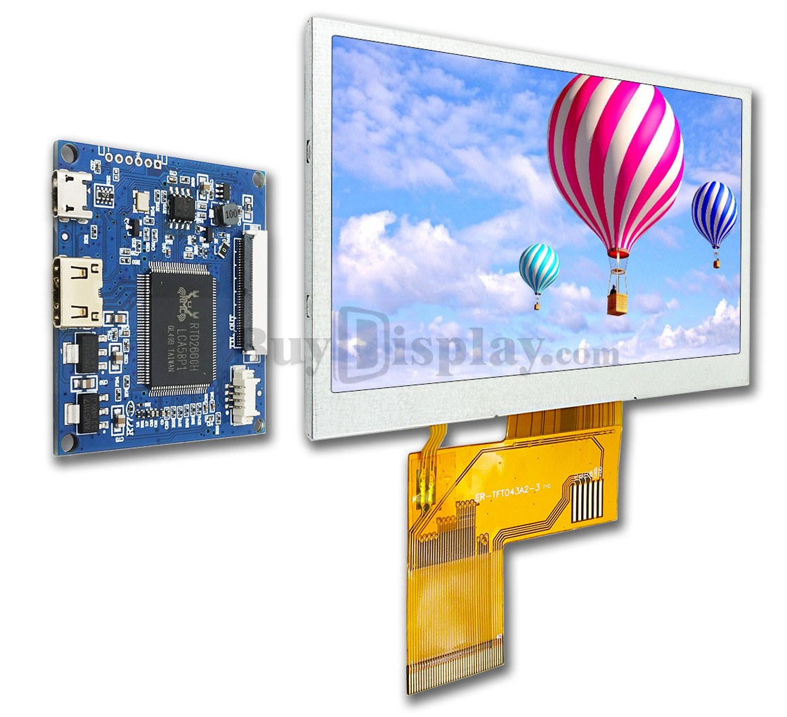 Low Cost 4.3 inch 480x272 Touc