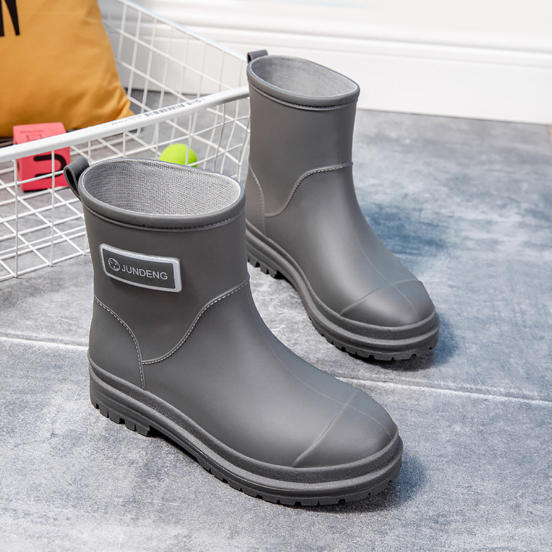 회색 싱글 슈즈