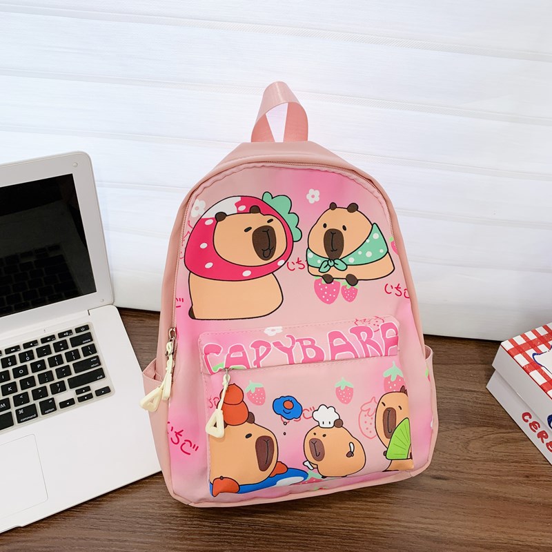 Mochila de niña linda de dibujos animados